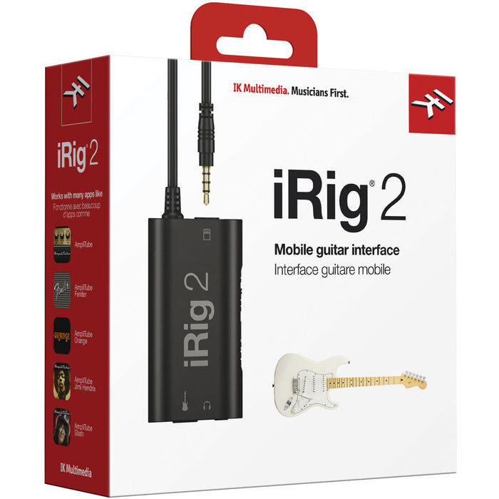 IK Multimedia iRig 2 1x1 Guitar Interface