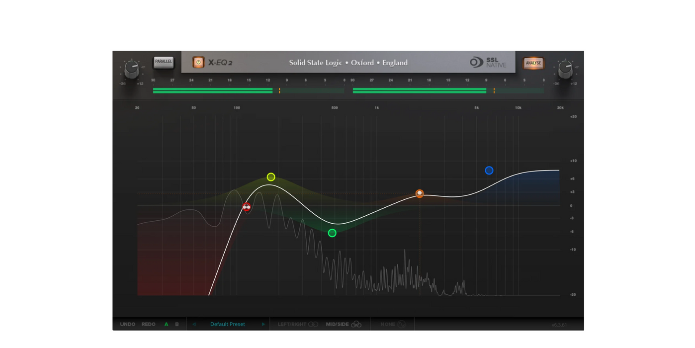 Complemento de ecualizador SSL X-EQ 2