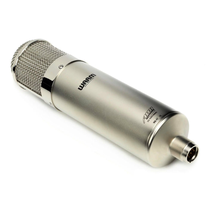 Microfone Warm Audio WA-47 condensador multipadrão níquel