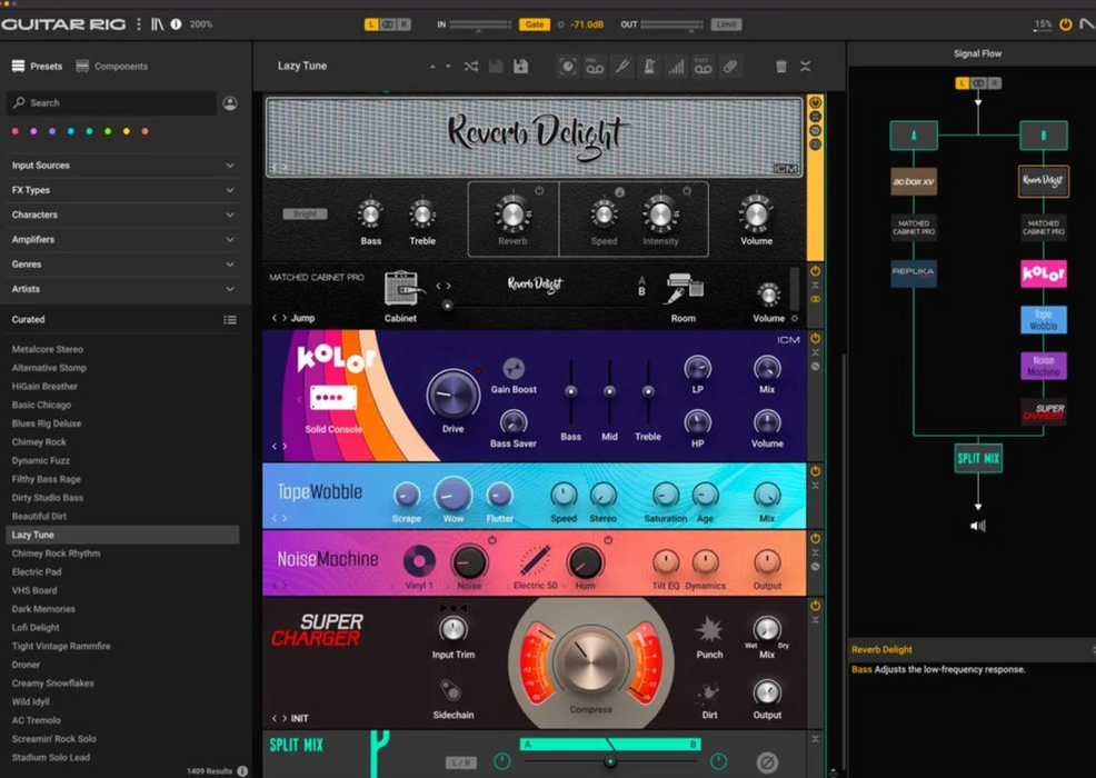 Instrumentos nativos GUITAR RIG 7 PRO