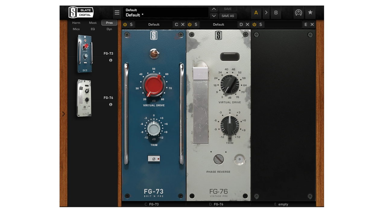 Preamplificador virtual Slate VPC